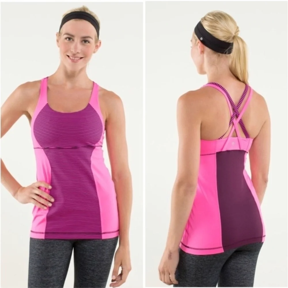 LULULEMON Energy Strappy Tank  Size 8